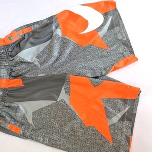 Nike Men’s Athletic Shorts - Gray & Orange